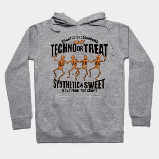 TECHNO - Or Treat Halloween Sweet (Black) Hoodie